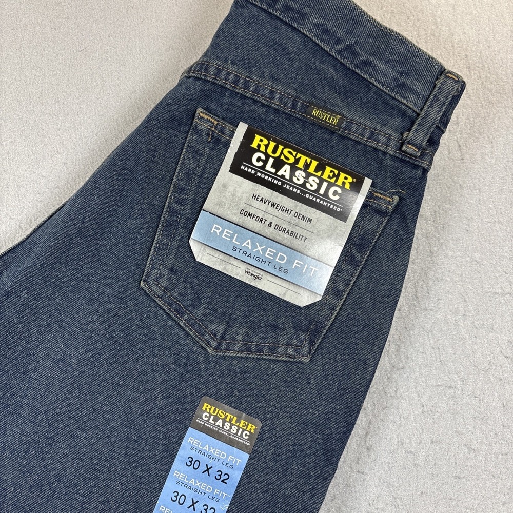 Rustler Men's Jeans Classic Relaxed Fit‎ NWT 30X32
